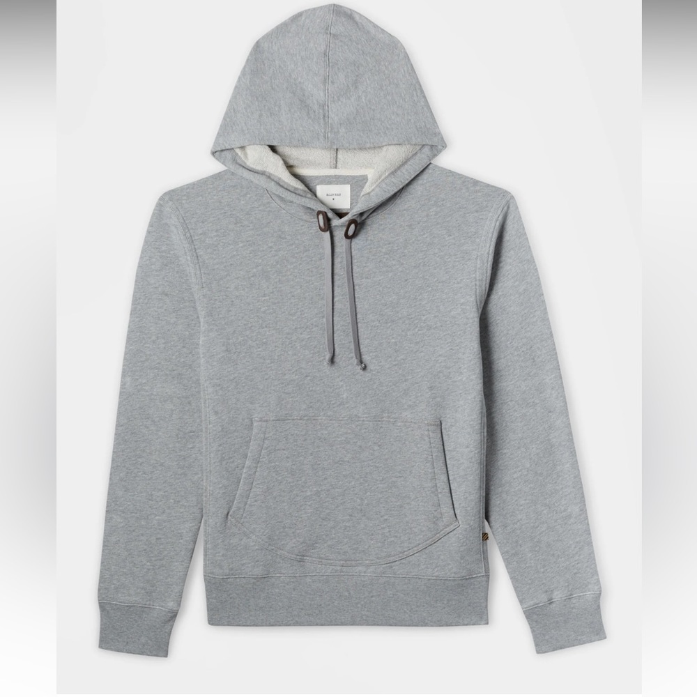 Men’s Billy Reid Dover Hoodie Grey Size Small